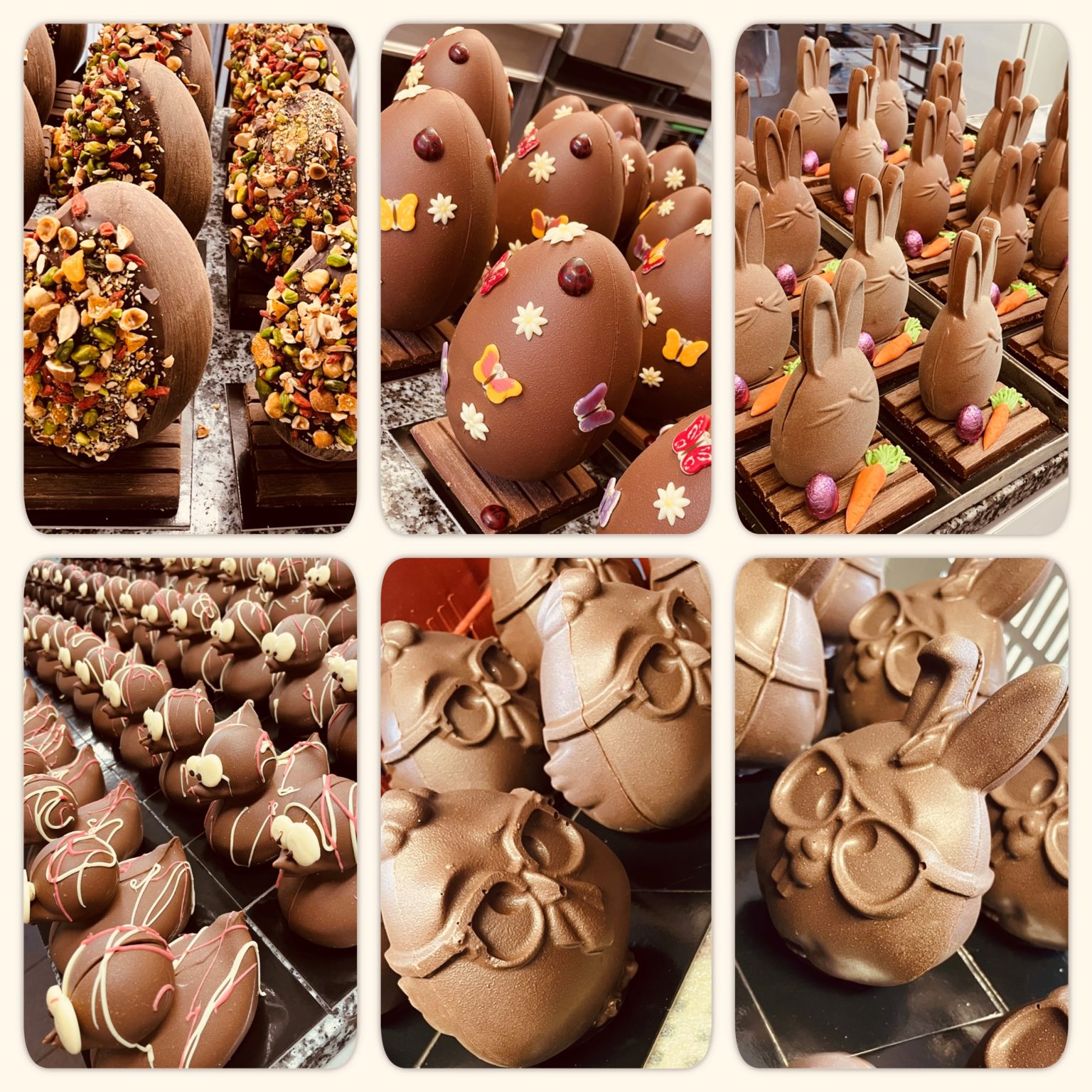 Les sujets de Pâques - Pâtisserie B.Authié